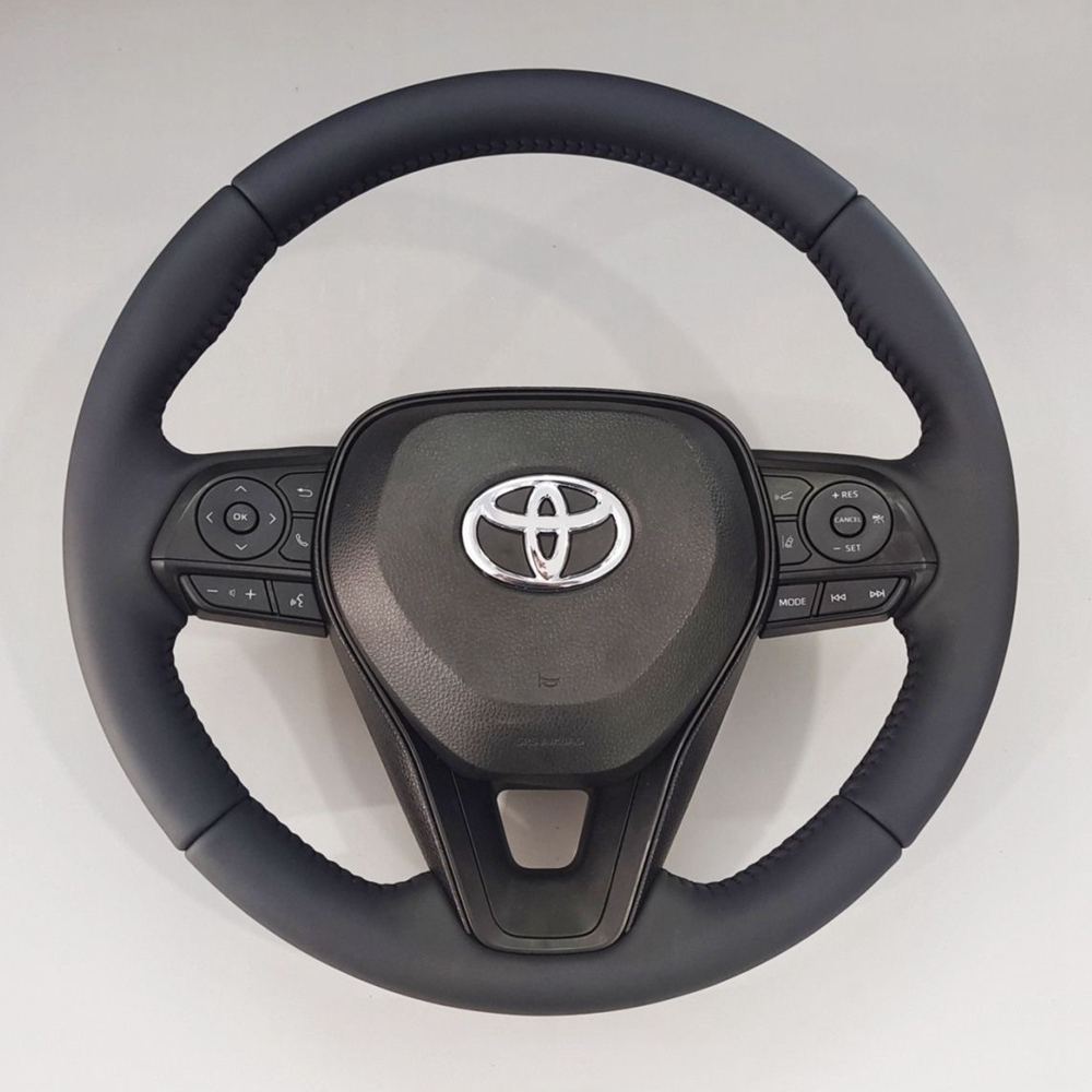 Sarung setir mobil kulit Microfiber, untuk Toyota RAV4 AX50 Corolla G12 Axio Altis Camry Xv70 Avalon