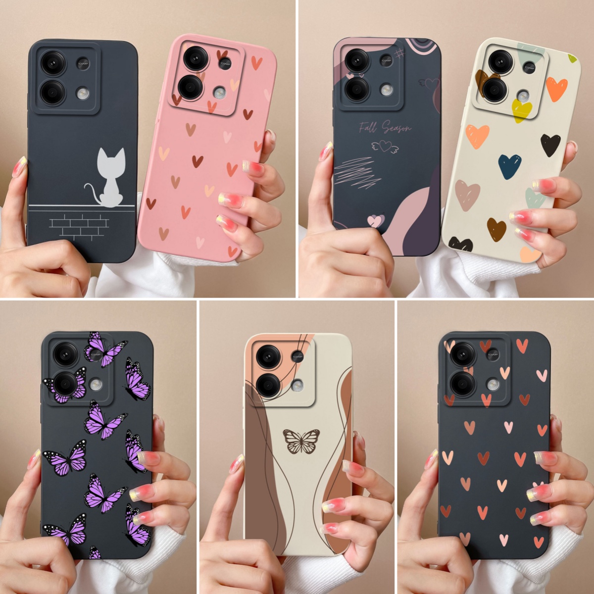 Coque de téléphone pour Redmi Note 13 Pro 4G 5G, nouvelle coque arrière en Silicone liquide souple, Protection complète pour Xiaomi Redmi Note13 13Pro Fundas
