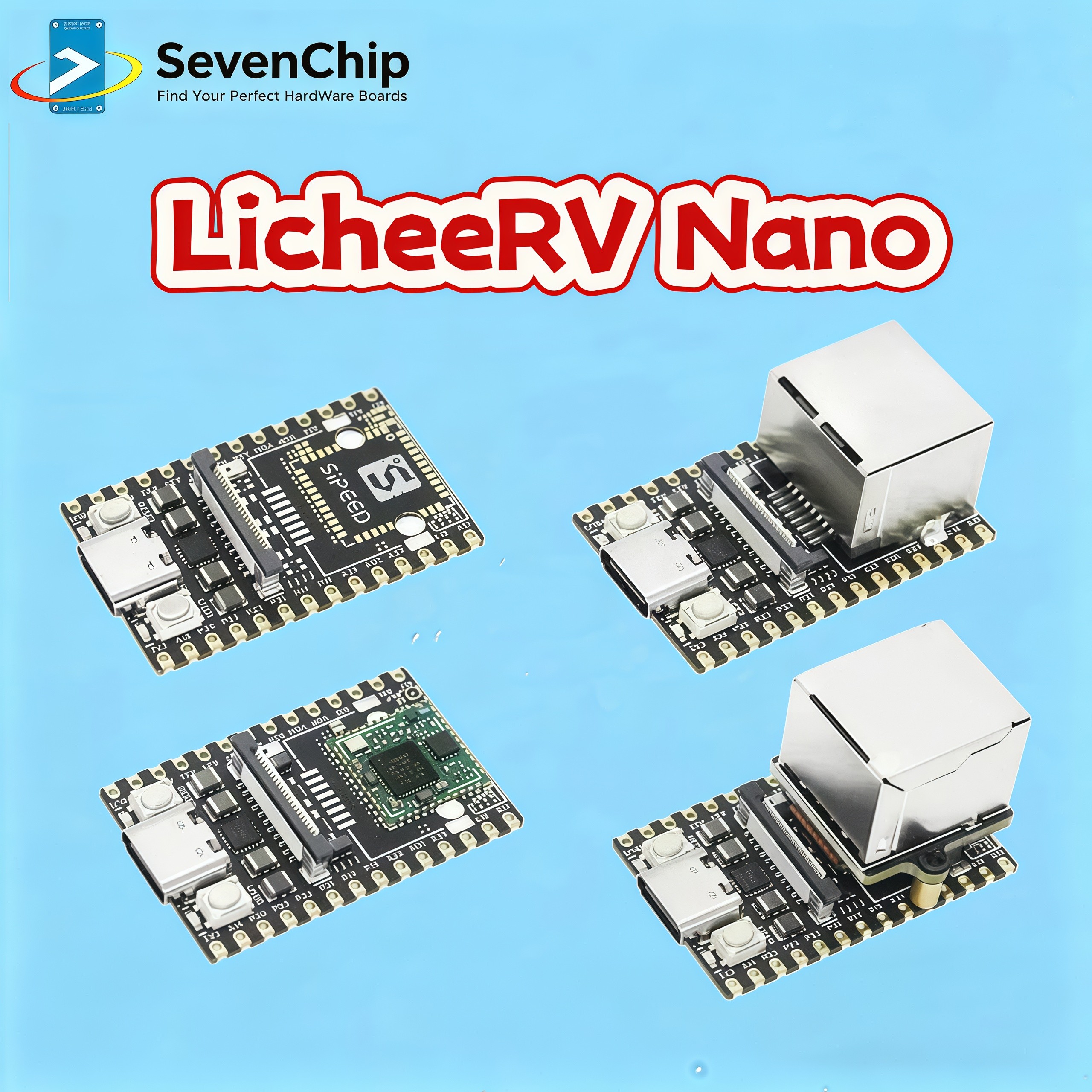 Sipeed LicheeRV Nano SG2002 WIFI6 Ethernet AI Visual RISCV (Beta Version) Lichee Your Geek Heart