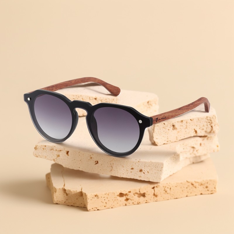Gafas de Sol Vintage de Lujo Hu Wood, Montura Completa, Protección UV400, Clásicas para Hombre y Mujer, Modelo GR8056