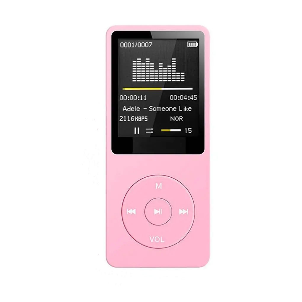 Lecteur de musique Mp3 compatible Bluetooth, Radio Fm Portable sans perte, Radio Fm externe Ultra-mince, Walkman de sport pour étudiants, lecteur Mp3, enregistreur