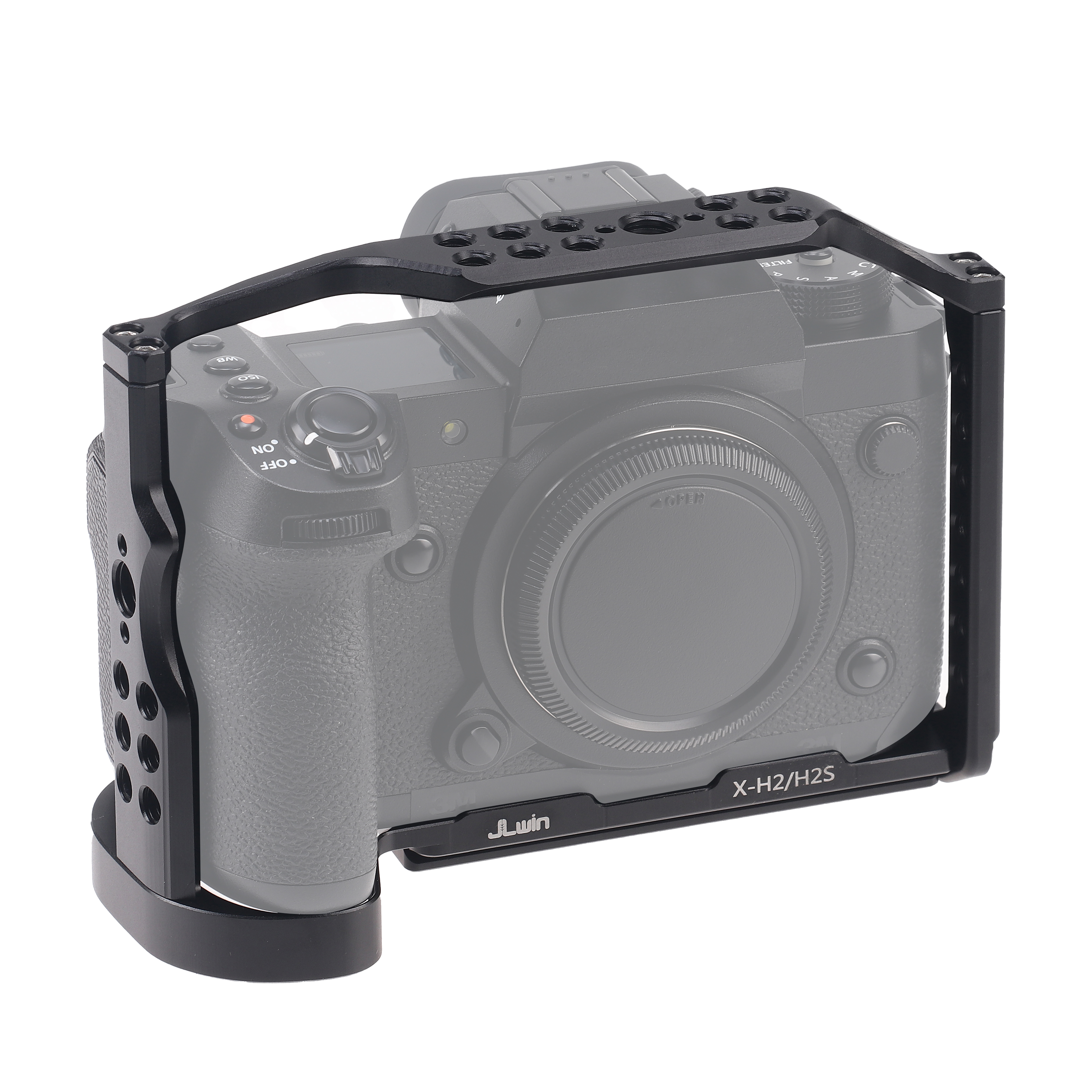 Kit de Cage pour caméra Fuji X-H2/X-H2S, cadre d'extension de photographie en Aluminium, plaque de prise de vue verticale en forme de L, accessoires pour appareil photo
