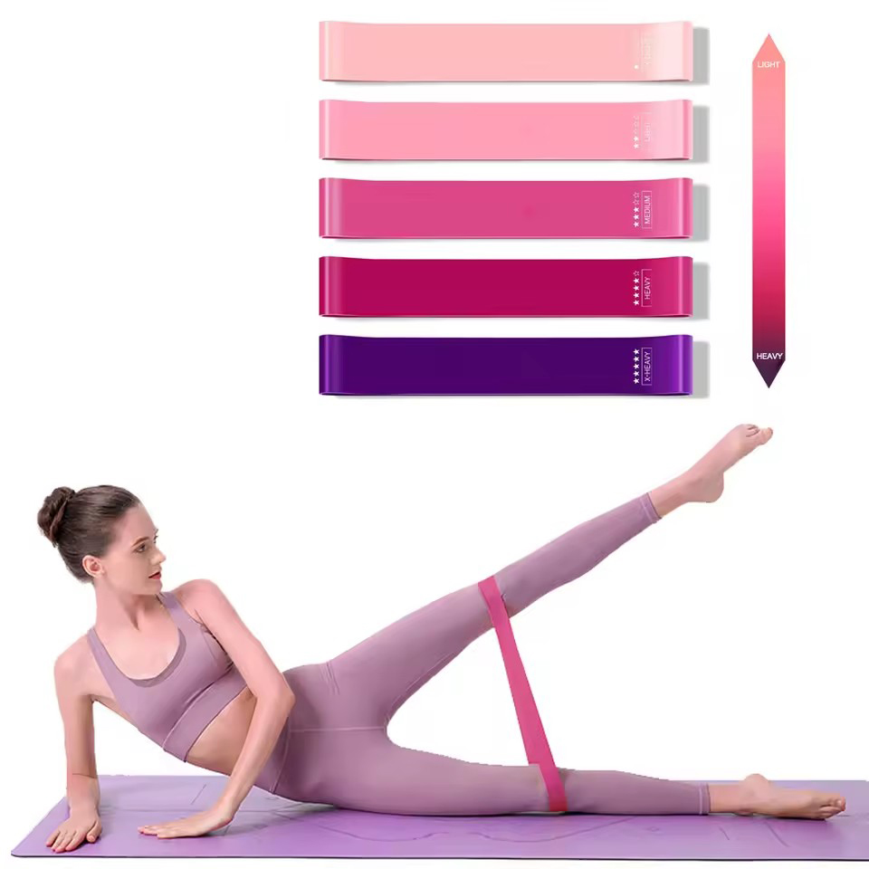 Bandas elásticas de resistencia para entrenamiento de Yoga, gimnasio, Fitness, goma para tirar hacia arriba, banda de goma, equipo de entrenamiento para ejercicio Crossfit