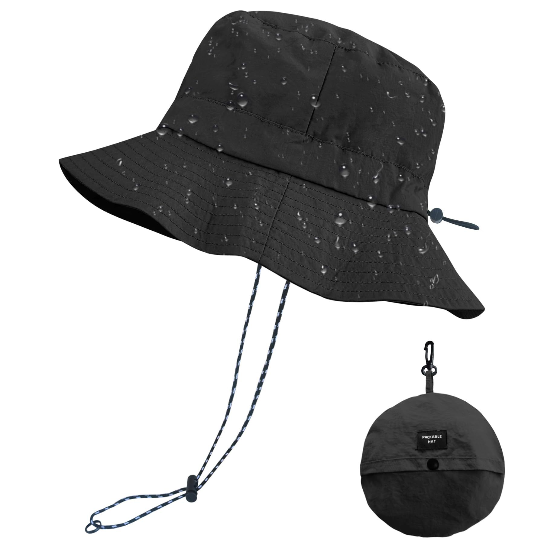 Wasserdichte Faltbare Fischerhüte für Männer und Frauen Outdoor-Sonnenschutz Wander- und Bergsteigerhüte