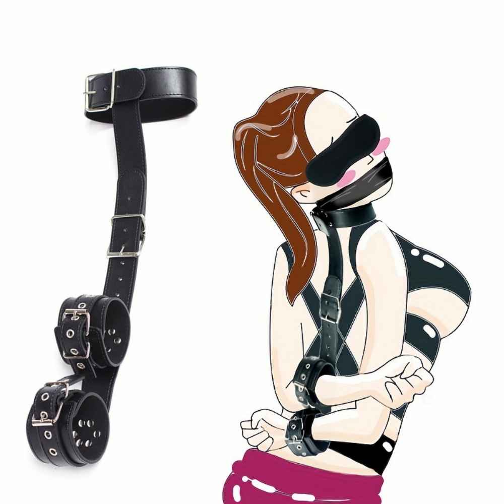 Bdsm perbudakan pergelangan tangan menggoda borgol backhand Fetish pengekangan tempat tidur perbudakan kulit dapat disesuaikan SM mainan seks dewasa untuk permainan Wanita