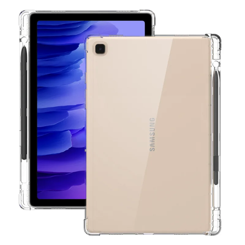 กรณีแท็บเล็ตTPUสําหรับSamsung Galaxy Tab A9 A8 A7 S6 Lite S7 S8 Ultra S8 + S9 + S9 S10 FE Plus 2025 ล้างพร้อมช่องใส่ปากกาHolde