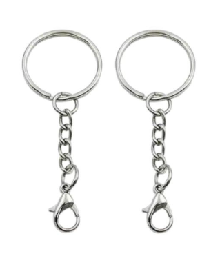 25 keychain with chain lobster buckle diy jewelry