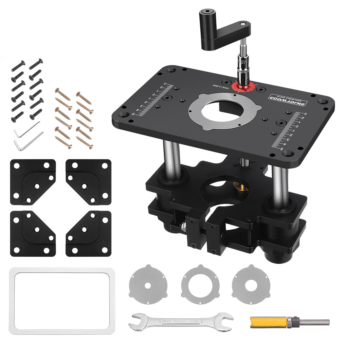 Enjoywood gd7 pro Router Lift für 65mm 69mm Holz fräser Tisch Lift mit Platte Präzision Holz bearbeitungs werkzeug