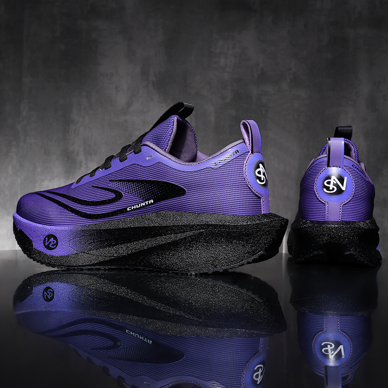 Buty do biegania z włóknem węglowym, specjalistyczne sportowe, maratońskie, męskie, oddychające, lekkie, damskie, wygodne, sportowe, sneakersy Chunta.