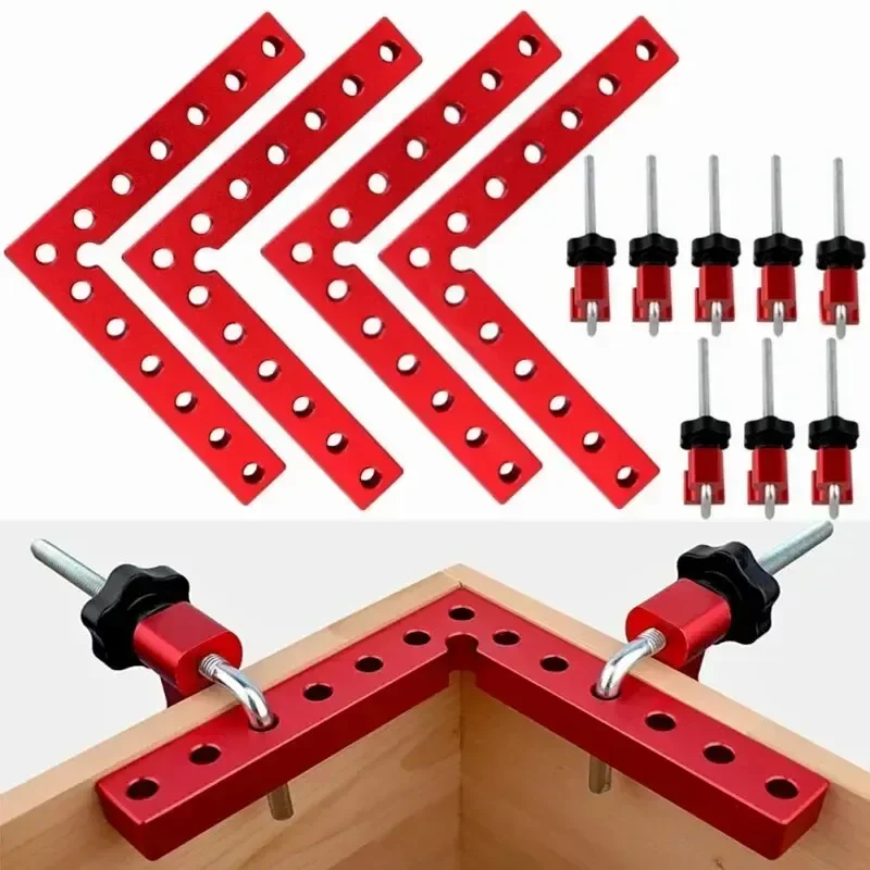 Clipe de Fixação em Ângulo Direito 120/140/160mm 90 ° Grampo de Fixação em L para Posicionamento de Painéis e Ferramenta de Fixação para Marcenaria
