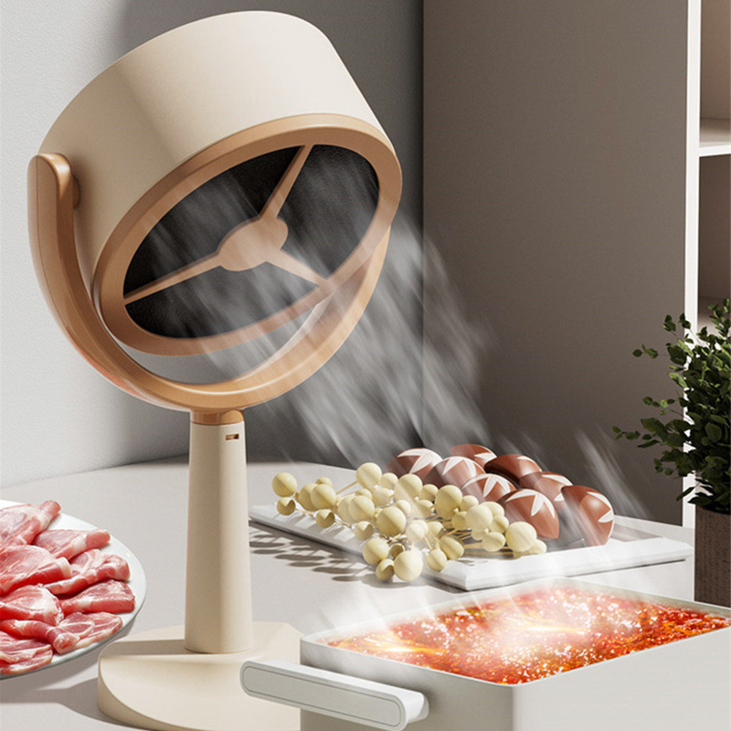 Exaustor elétrico de mesa, ângulo ajustável usb, portátil, mini exaustor de alta potência de sucção para churrasco, panela quente, aparelho de cozinha