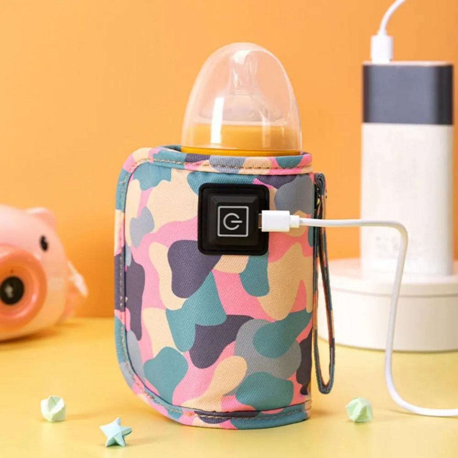 Usb leite aquecedor de água carrinho de viagem saco isolado aquecedor de garrafa de enfermagem do bebê seguro crianças suprimentos para o inverno ao ar livre