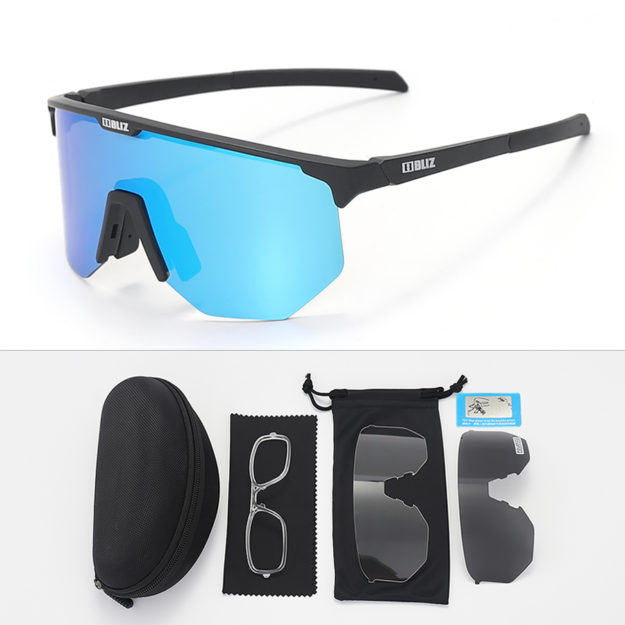 Солнцезащитные очки B Bliz Polarized для велоспорта (MTB), мужские и женские, спортивные, модные, с защитой UV400, для езды на горном и шоссейном велосипеде, 3 сменные линзы