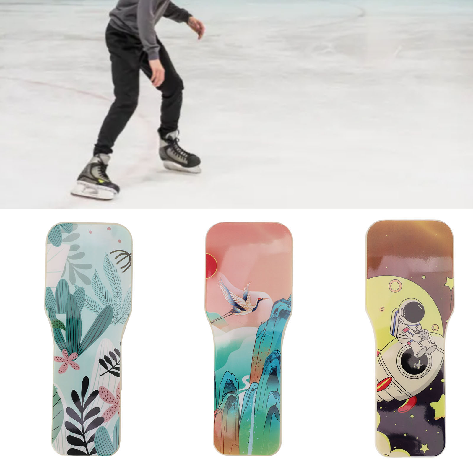 สเก็ตน้ําแข็งอุ่นเครื่องมือพลาสติกน้ําหนักเบาสไตล์ BALANCE การฝึกอบรมสเก็ตน้ําแข็งเปลี่ยน BOARD แบบพกพาสําหรับ Practice