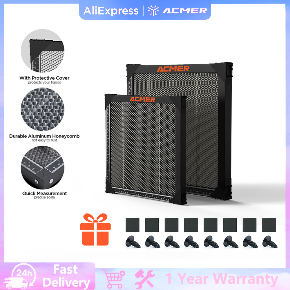 ACMER E10 ハニカム作業テーブルユニバーサルハニカムベッドデスクトップ保護排煙レーザー彫刻機用