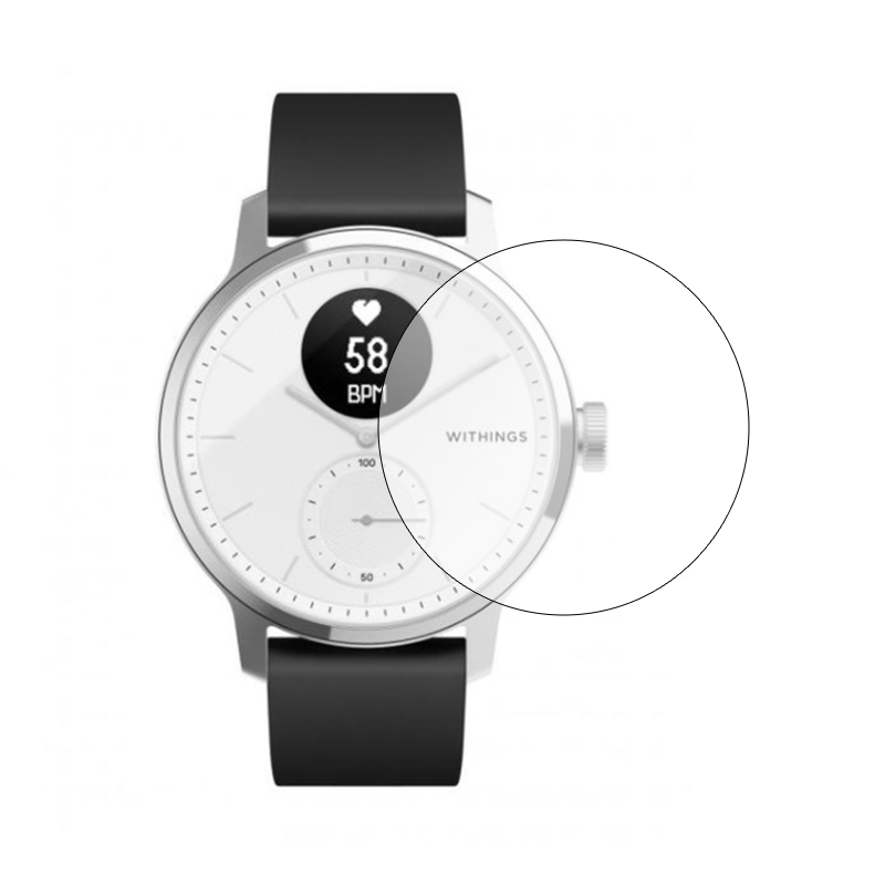 Cubierta de película protectora suave para Withings ScanWatch 2, 38mm, 42mm/acero HR 36mm 40mm/Move/Light/Nova, Protector de pantalla para reloj deportivo