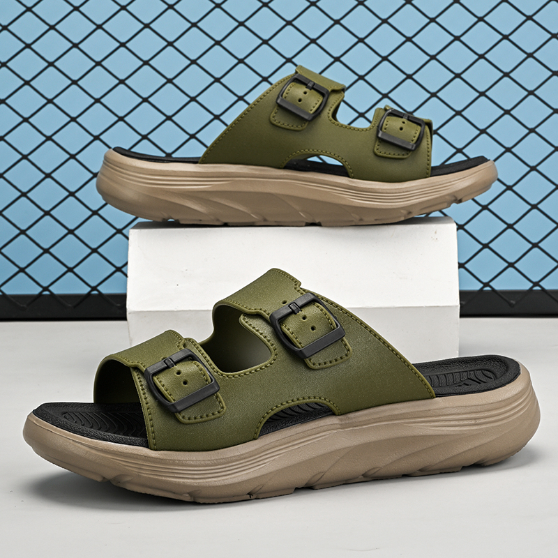 Nuovi Sandali da Uomo 2026 Estivi per Esterni alla Moda Comodi con Suola Spessa Scarpe Casual Grandi Leggere Antiscivolo Ciabatte da Passeggio