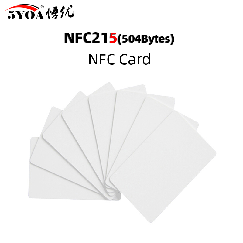 5YOA 10 Stück NTAG215 NFC-Kartenanhänger kann von Tagmo geschrieben werden, funktioniert mit Schalter, verfügbar für alle NFC-Mobiltelefone