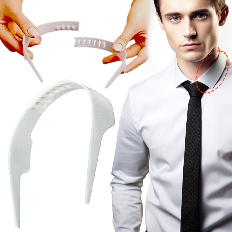 ปรับเสื้อคอปกสนับสนุนเสื้อยืด Stand Collar Shaper เสื้อ Anti-ROLL FIXED Shaper COLLAR Stay Bundle ชุดผ้าอุปกรณ์เสริม