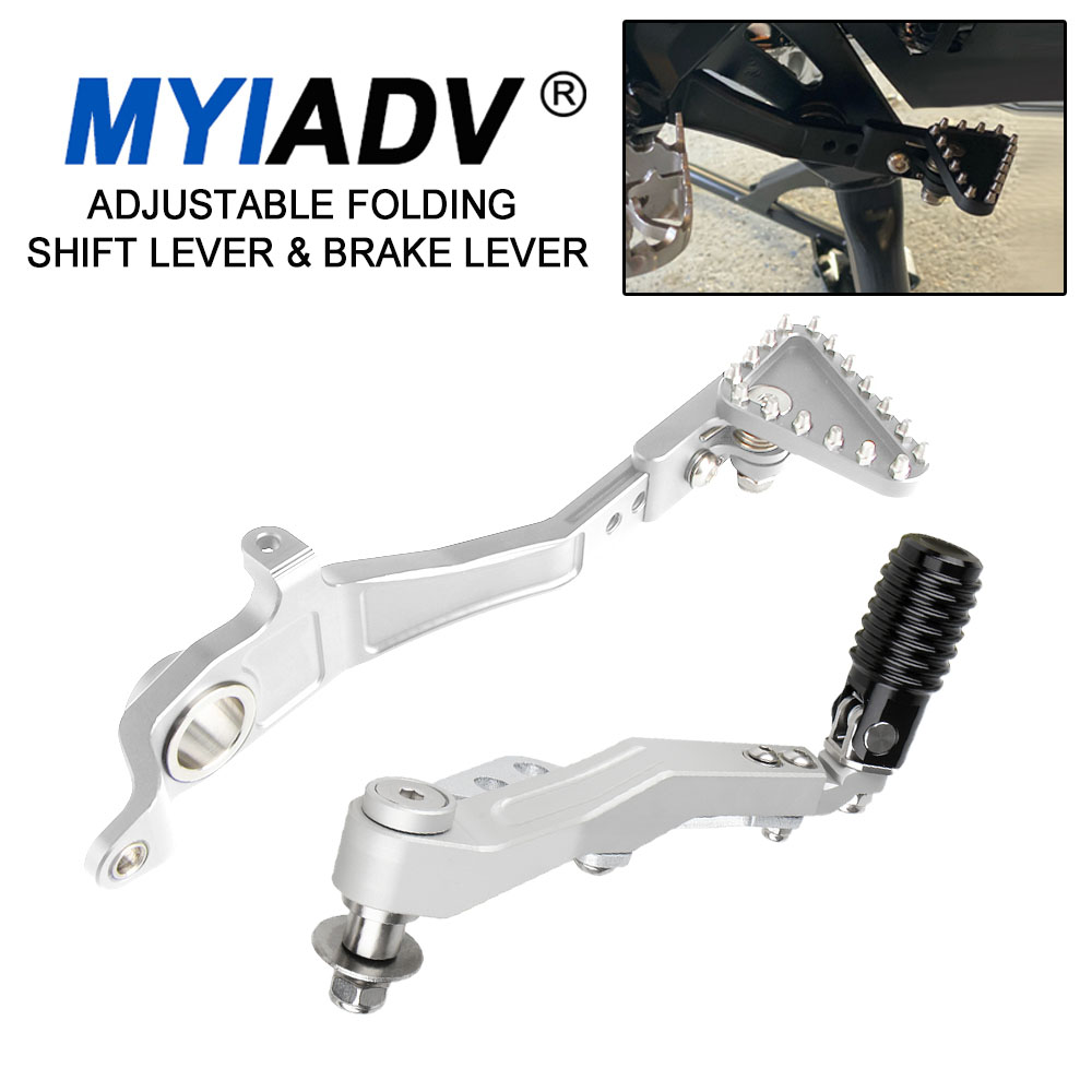 Pour BMW R1200GS 2013-2022 R1250GS 2018-2022 Adventure moto levier de pédale de changement de vitesse pliant et levier de pédale de frein arrière