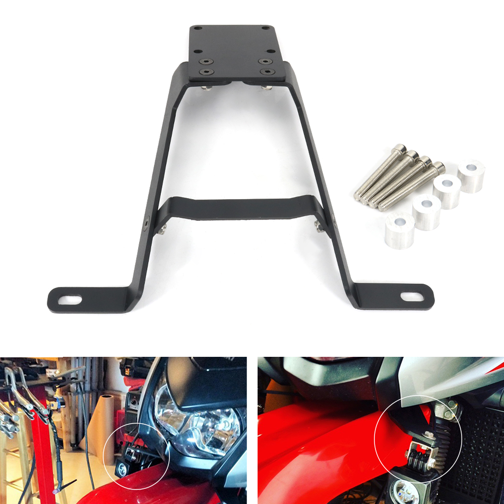 Support de lumière auxiliaire de moto, pour KAWASAKI KLR650 2008-2018 2022 + support de lumière supplémentaire de moto KLR 650