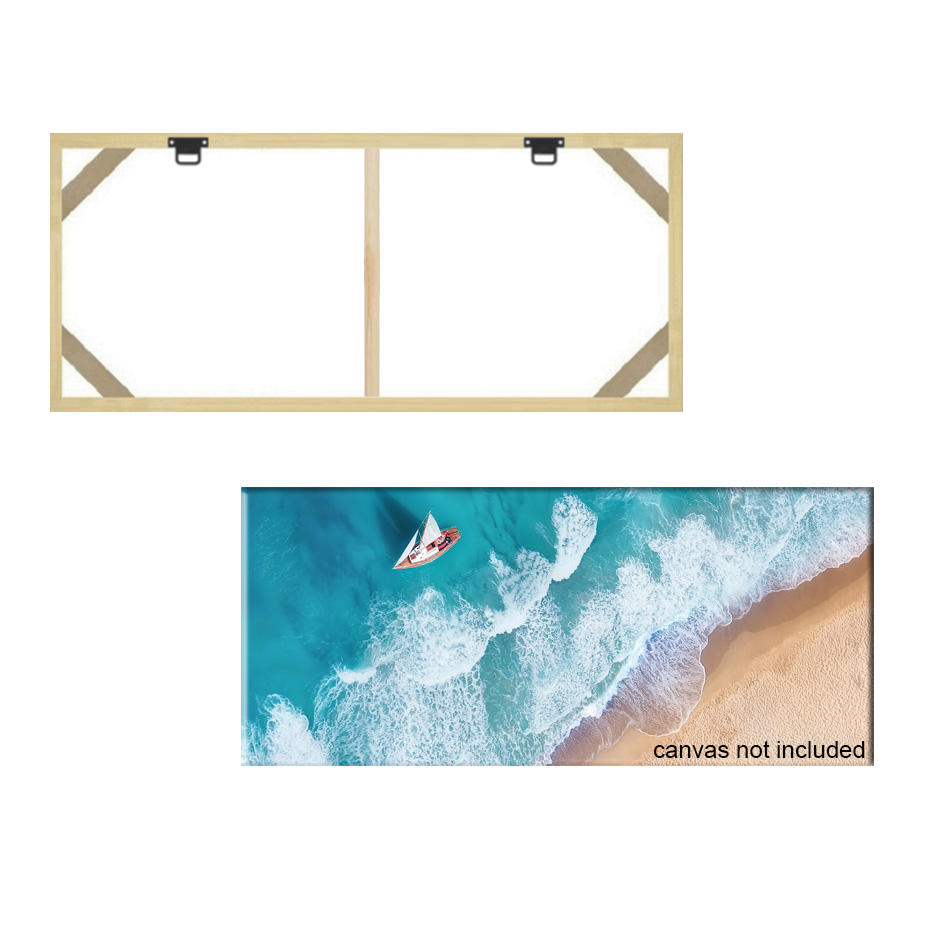 Cadre Mural en Bois pour Toile, Photo, Peinture à l'Huile, Diamant, 40x80 cm, 50x100 cm, 60x120cm
