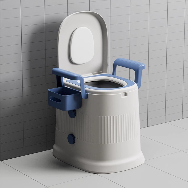 Schnellverschluss-Toilettenstuhl, Toilettensitz für schwangere Frauen, rutschfester Badehocker, tragbare Mobilitätshilfe für ältere Menschen