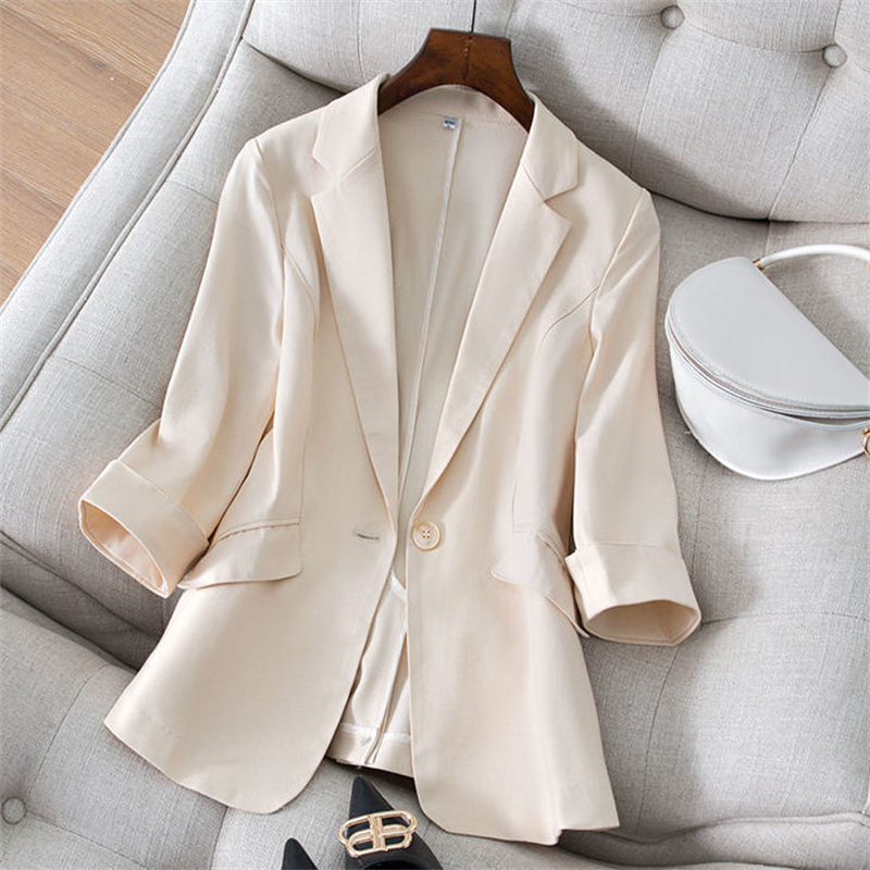 Blazer Elegante y Holgado para Mujer, Talla Grande, Versátil, Primavera-Verano 2026, Modelo 4XL