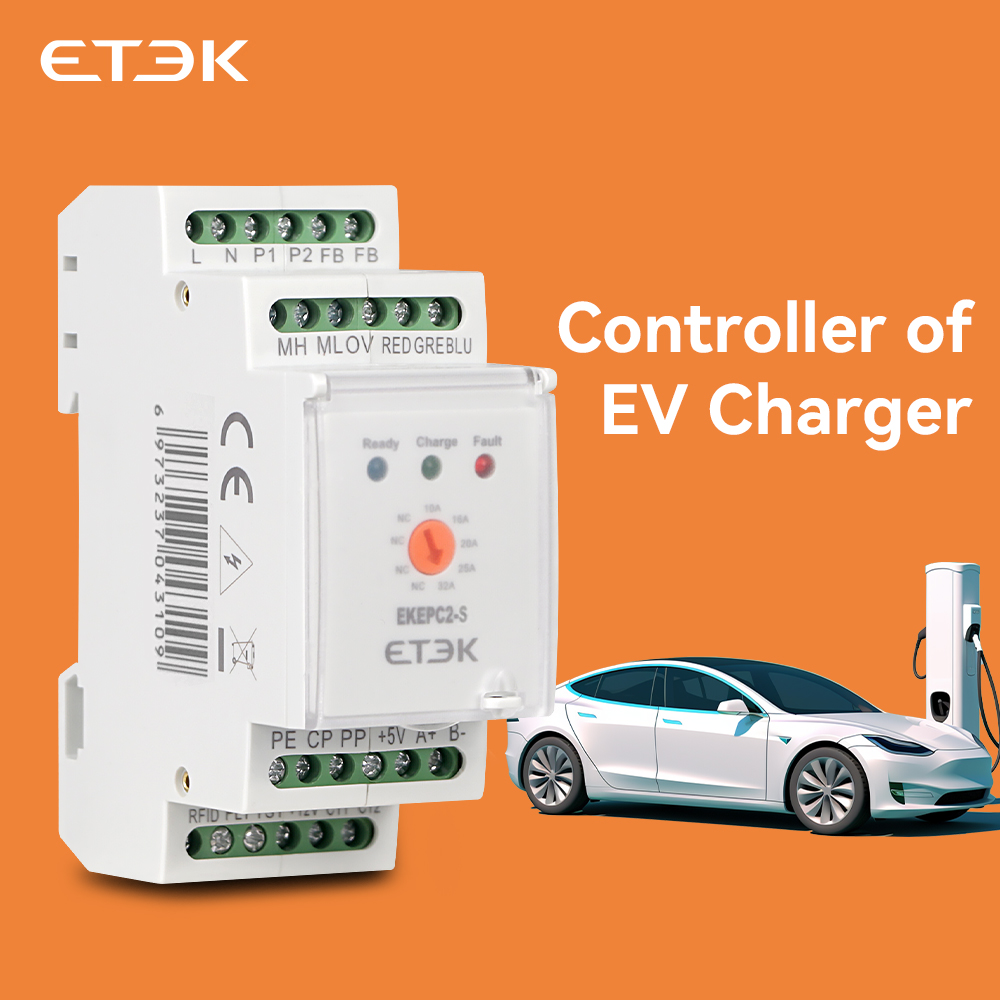 ETEK-Contrôleur de protocole électronique, chontrollers EV, station de chargeur, prise de câble, 32A, EEllPC2, AC 230V, EEllPC2