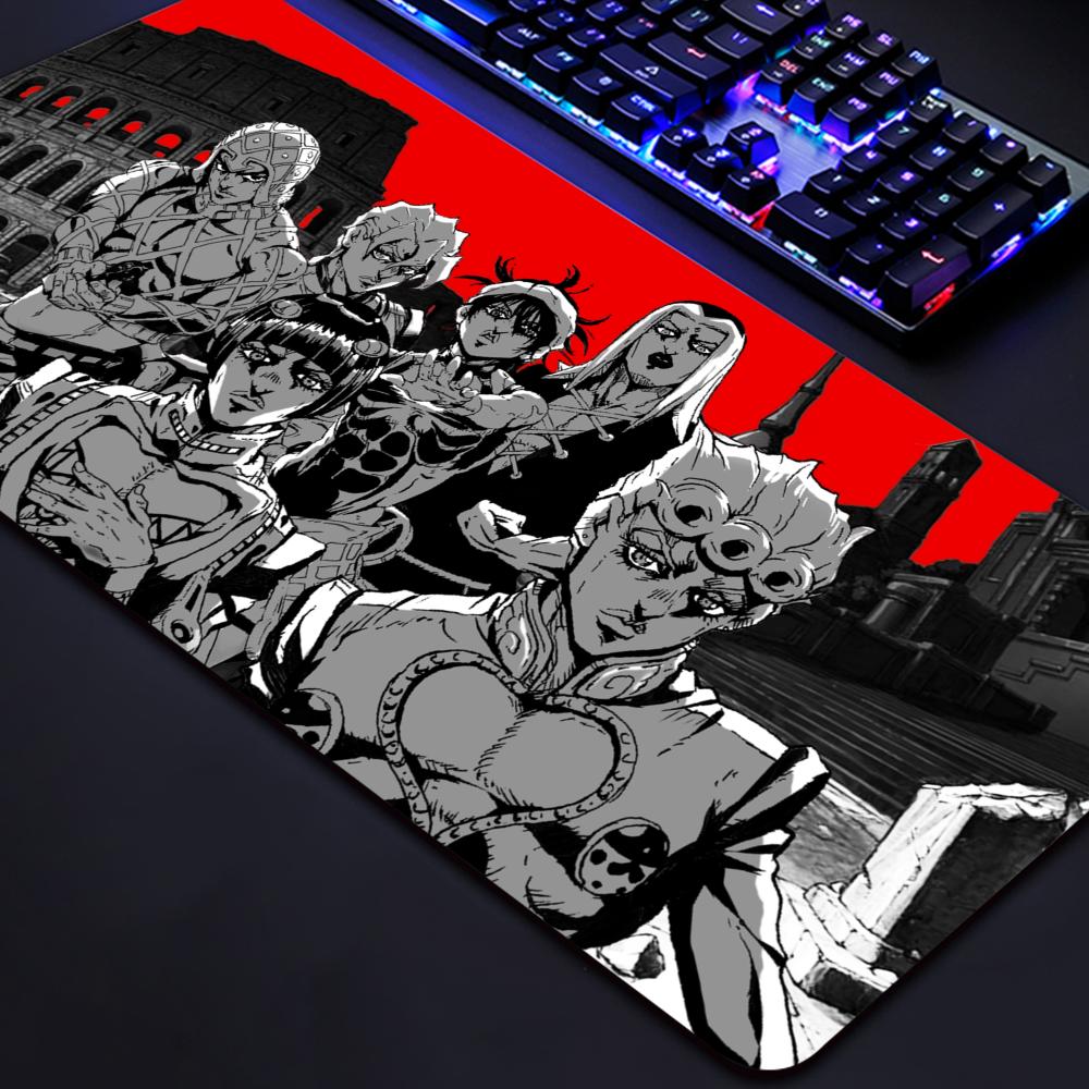 PC Gamer Joseph Joestar podkładka pod mysz szafka klawiatura akcesoria do gier Jojo Bizarre Adventure dywanik na laptopa duża blokada krawędzi podkładka pod mysz