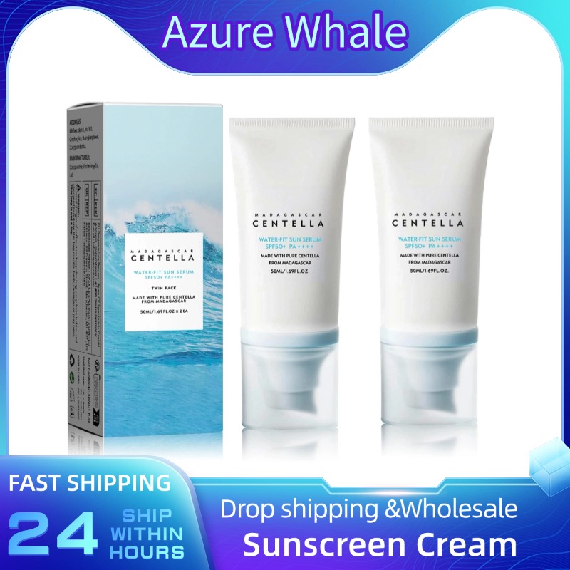 1/2 pièces Original 50 + crème solaire pour le visage Centella protecteur UV soleil corps crème solaire crème blanchissante pour la peau coréen protecteur hydratant
