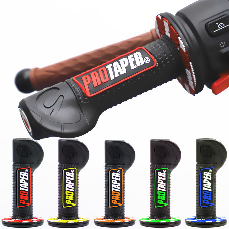 Uniwersalna osłona kierownicy motocykla gumowa klamka hamulca część do motocykla 7/8 "do CRF EXC YZF Motorcross Moto Grip pitbike