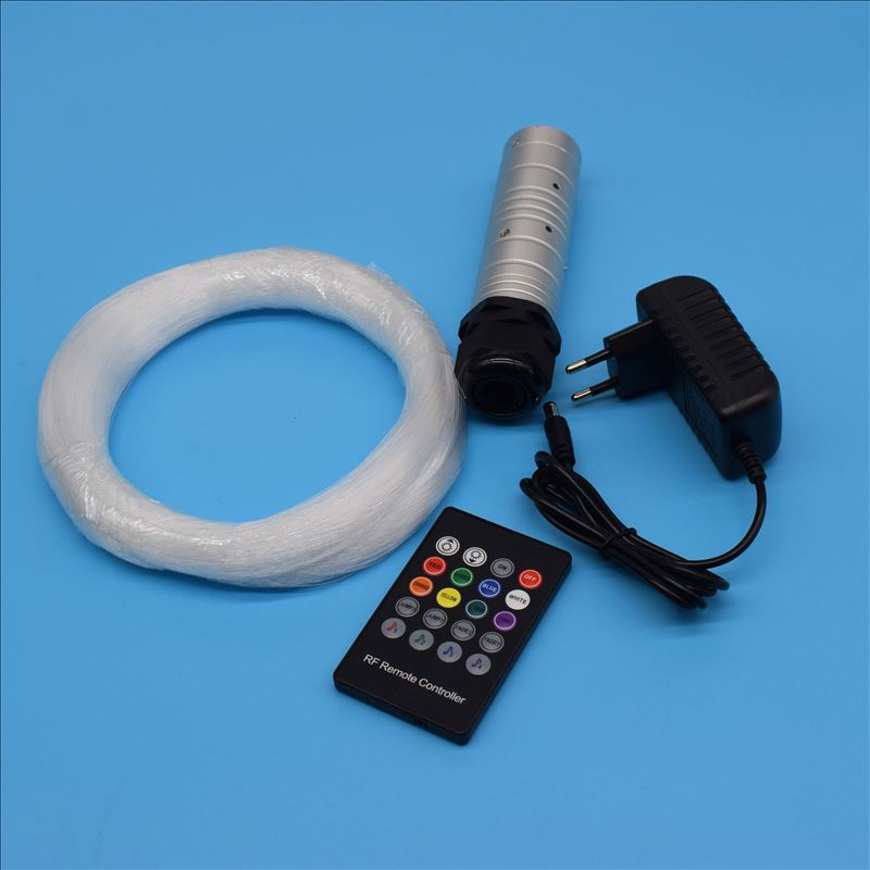 Moteur d'éclairage de voiture avec contrôle par application DC12V 6W RGBW, Kit de câbles à Fiber optique PMMA pour voiture et maison, effet ciel étoilé, plafond