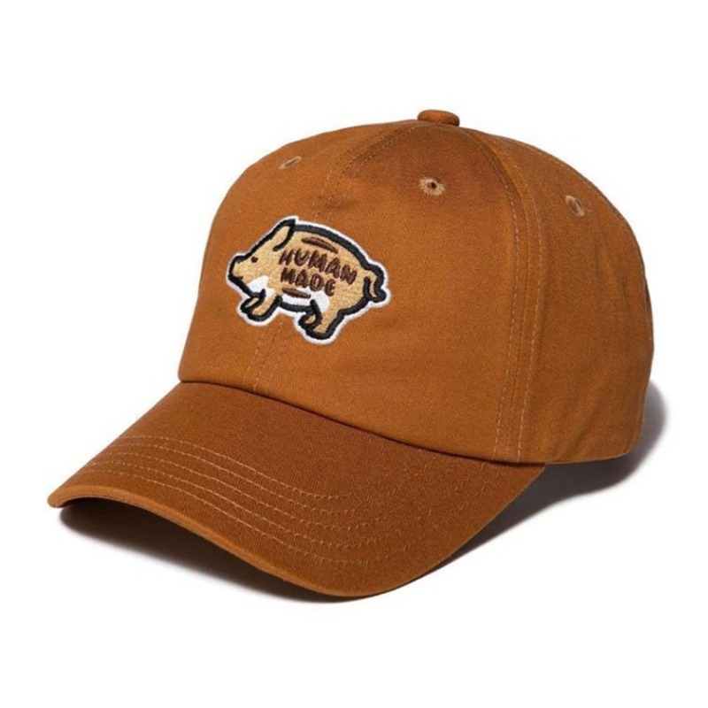 Topi Bordir Beruang Kutub, Bebek, dan Babi Gaya Buatan Manusia, Topi Bisbol Kasual untuk Unisex