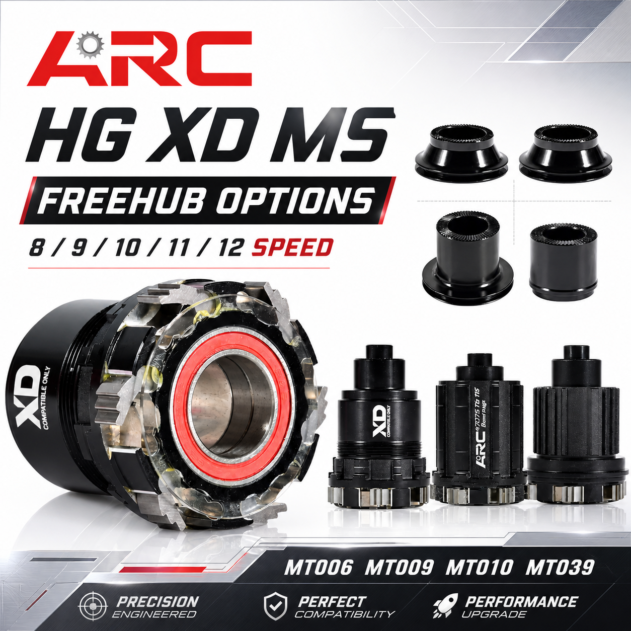 Корпус барабана ARC MTB HG XD MS Micro Spline 8-12 скоростей для втулки MT006 MT009 MT010 MT039 запчасти велосипеда