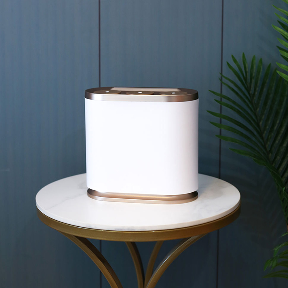 Senta-difusor de aceite esencial de aire frío sin agua para mesa, difusor eléctrico de Aroma con Control Bluetooth, venta al por mayor, nuevas Ideas