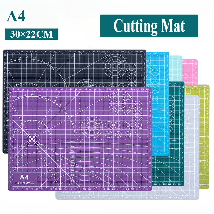 Grille de précision multicolore pour coupe de papier auto-guérison A4 PVC, pour Quilting, Scrapbooking, couture, outils d'art artisanaux