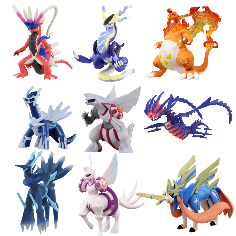 TOMY ML série figurines Pokemon originales Koraidon Miraidon modèle MAX Charizard Palkia Dialga Zamazenta Zacian Pokemon cadeau