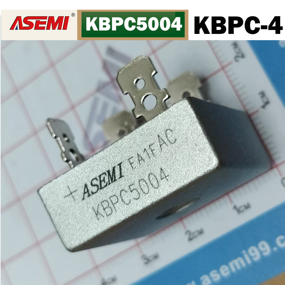 Diodo retificador de ponte KBPC5004 50A 400V ASEMI