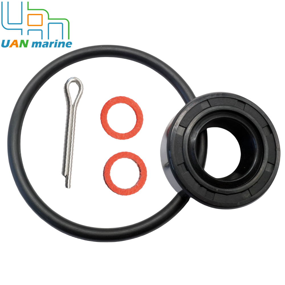 369601110 345650150   Kits de sello de caja de cambios de unidad inferior fueraborda con pasador de chaveta de tuerca para Tohatsu 4HP 5HP 8HP 9.8HP 9515030318 332600061