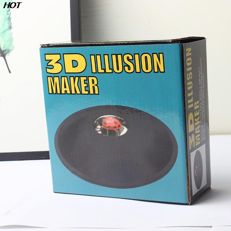 3D Espelho Mágico Ilusão Criador Mirage Black Hologram Maker Refletor Parabólico para Crianças Educação Ciência Fun Play Brinquedos