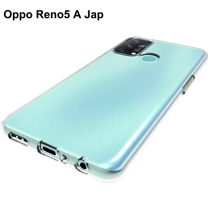 Clear Case for Oppo Reno 5A CPH2199 Transparent Ultra Thin Silicone Back Cover Soft Phone Case for Oppo Reno5 A Reno5A CPH2199