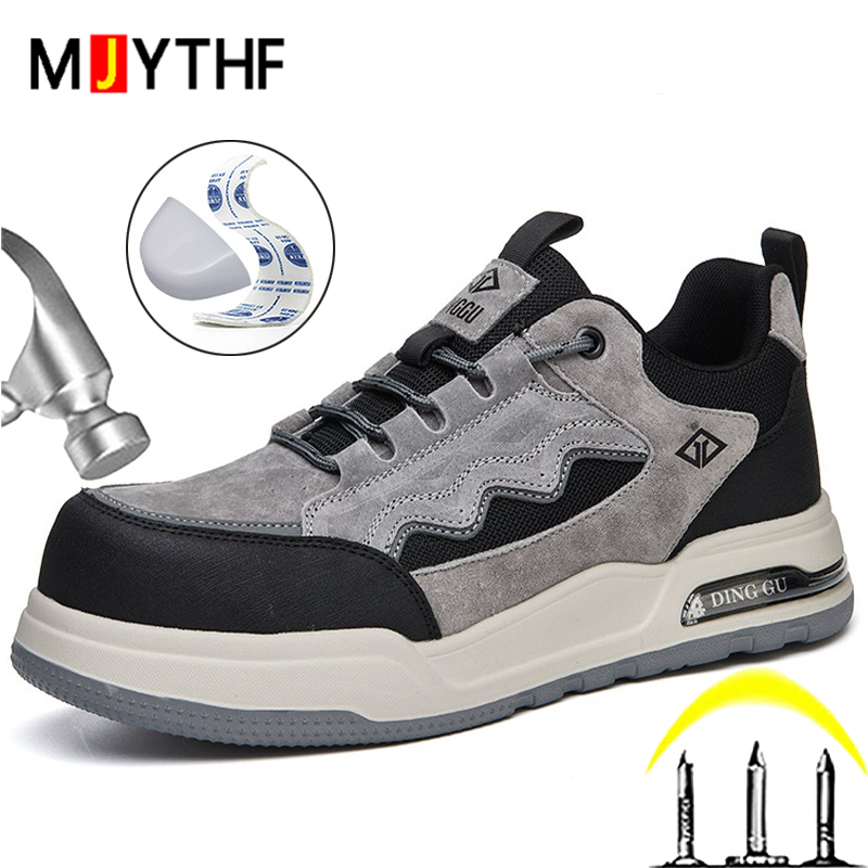 Scarpe Antinfortunistiche di Qualità con Cuscinetto d'Aria, Stivali da Lavoro Isolanti 10 KV, Scarpe con Punta Composita, Sneakers da Lavoro per Uomo
