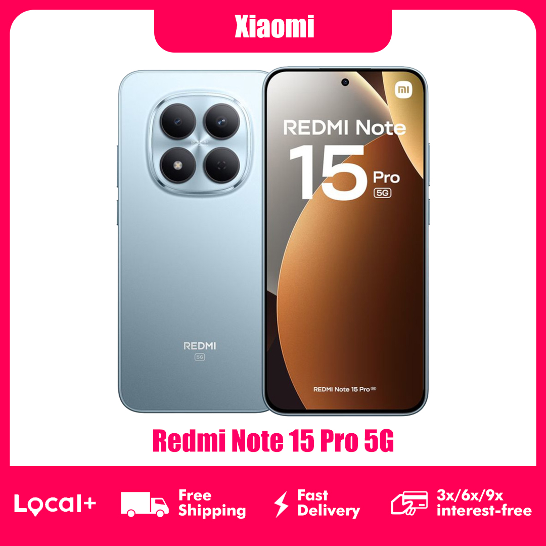 Xiaomi Redmi Note 15 Pro 5G 8GB 256GB 12GB 512GB Pantalla AMOLED de 6.83" y 1.5K MTK Dimensity 7400-Ultra Cámara de 200MP Batería de 6580mAh