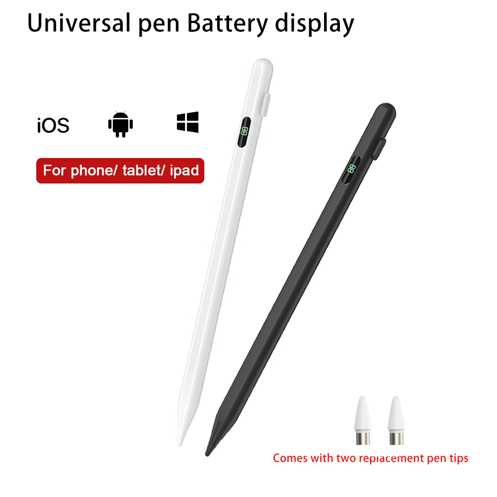 2026 novo universal caneta de exibição da bateria stylus para android ios tela toque caneta para ipad huawei xiaomi honra tablet stylu penci