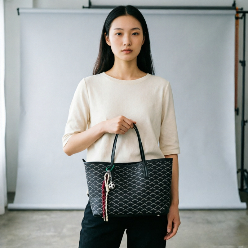 Modieuze luxe vintage handtas met uniek letterlogo en grote capaciteit voor casual damesgebruik.