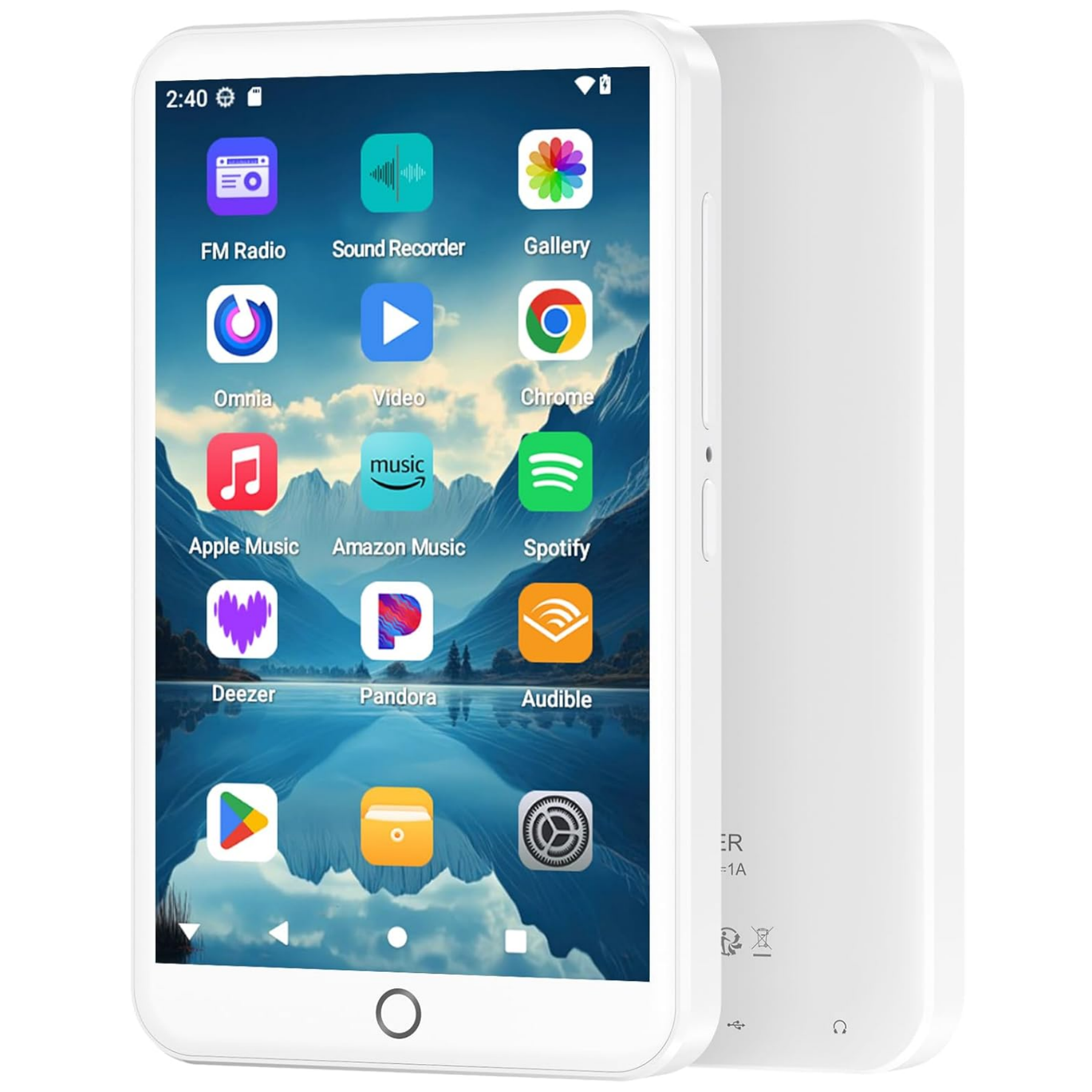 Reproductor MP3 de 32 GB/96 GB con Bluetooth y WiFi, Reproductores MP3 MP4 con Android 13, Pantalla Táctil de 4 Pulgadas y Altavoz, 3 GB de RAM y 32 GB de ROM