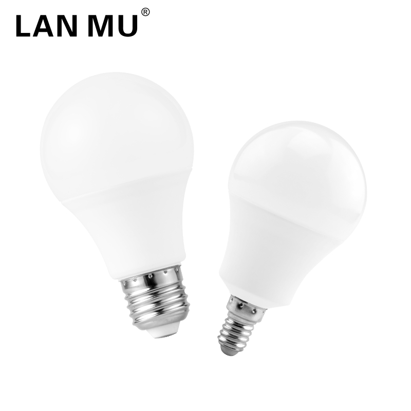 2 stücke LED E27 E14 Lampe Licht 3W 6W 9W 12W 15W 18W 20W Real Power Glühbirnen AC 220V-240V Scheinwerfer Lampada LED Bombillas Lampe