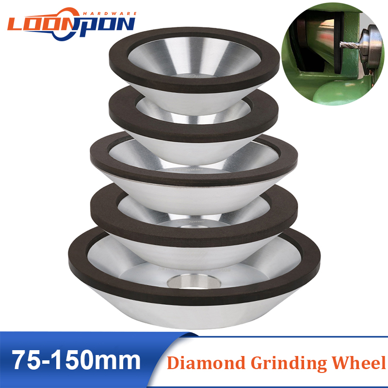 Discos de corte circulares de molienda de copa de muela de Diamante de 75/100/125/150mm para fresa de acero de tungsteno de Metal de carburo
