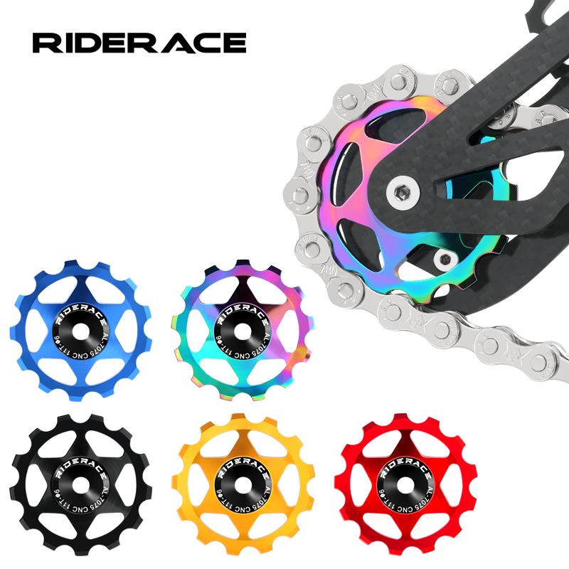 RIDERACE 13T 11T велосипедный шкив задний переключатель MTB дорожный велосипед направляющий подшипник жокейский шкив для Shimano Sram 4 мм 5 мм 6 мм